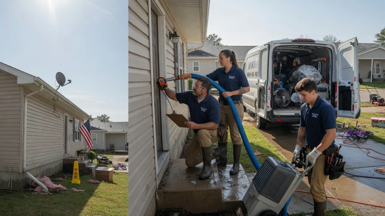 Ceiling Water Damage Restoration in Cedar Hill, TN near me