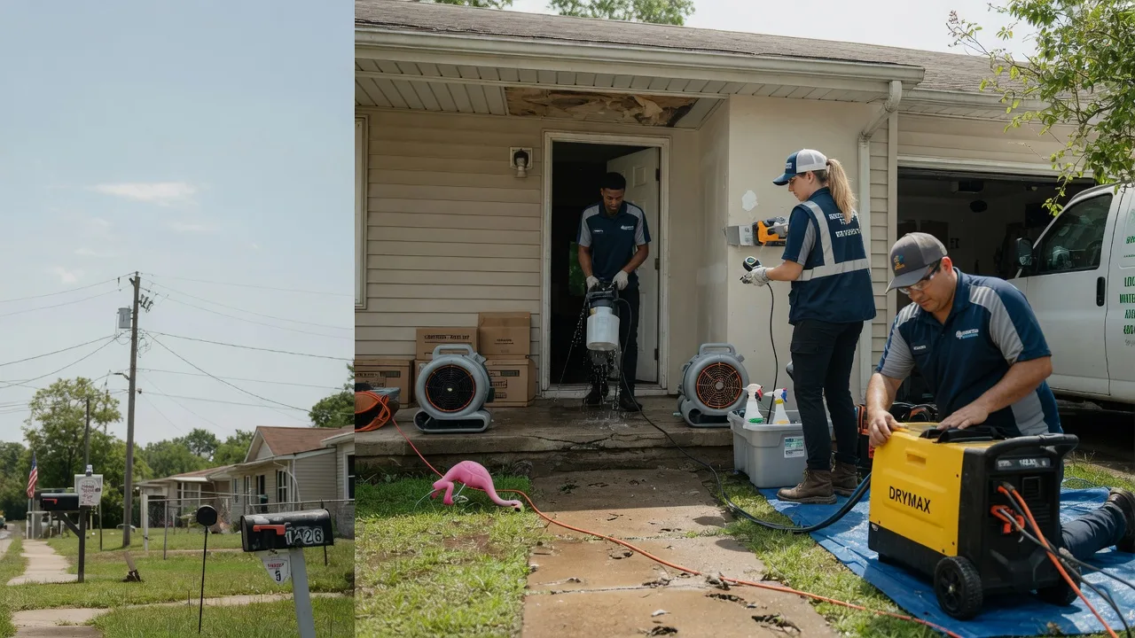 Storm Damage Water Removal in Cedar Hill, TN near me